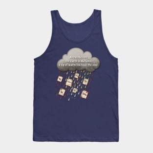 Cozy Autumn Tea Rainfall Tank Top